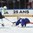 PARIS, FRANCE - MAY 15: Slovenia's Jan Mursak #39 scores on France's Cristobal Huet #39 during preliminary round action at the 2017 IIHF Ice Hockey World Championship. (Photo by Matt Zambonin/HHOF-IIHF Images)
